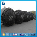 Pneumatic Rubber Used Yokohama Fenders With Tyre-Chain Net